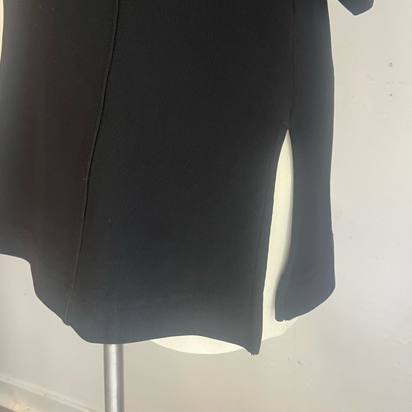 Boston Proper Black Square Neckline Top Size Small - Picture 2 of 6